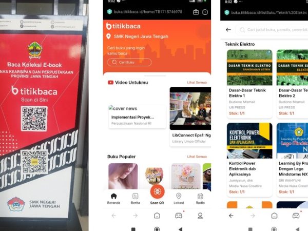 Titik Baca Digital Sebagai Inovasi Literasi Berbasis Teknologi untuk Membangun Generasi Kompeten di SMK N Jawa Tengah Semarang