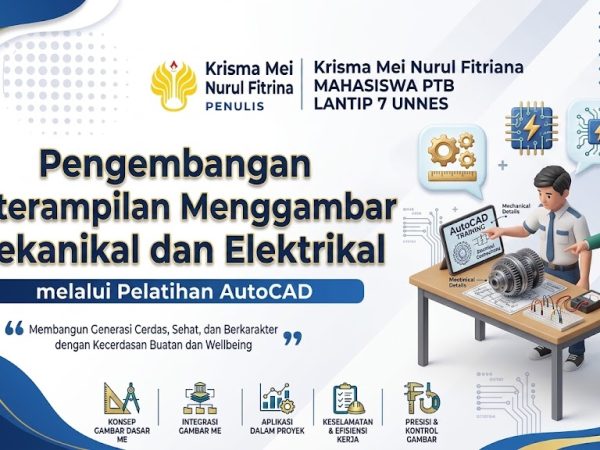 Pengembangan Keterampilan Menggambar Mekanikal dan Elektrikal  melalui Pelatihan AutoCAD