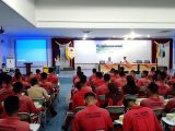 Politeknik Pekerjaan Umum Paparkan Pemetaan Infrastruktur Berkelanjutan dan Pasang Tanda Evakuasi di SMK Negeri Jawa Tengah