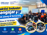 Praktisi Industri Mengajar SMKN Jateng di Semarang, Siswa XI TEI Belajar Simulasi Arduino dan Sensor Transduser
